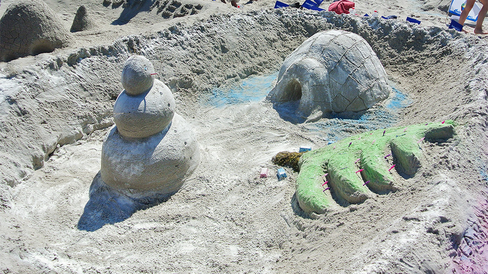 Sand-Kreationen